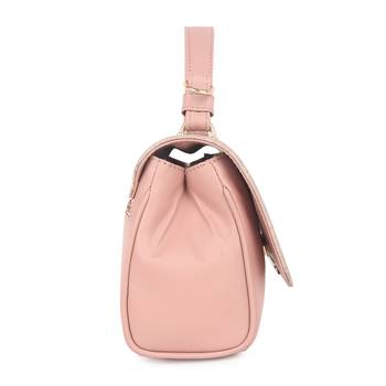 Pink Sling Checked Bag 3