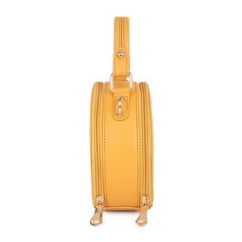 Yellow Mustard Quilted Sling Bag 3