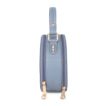 Blue Quilted Sling Bag 3