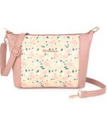 Pink Printed Sling Bag