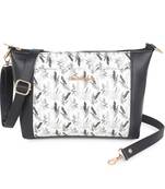Black Printed Sling Bag