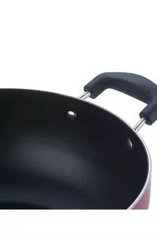 Vinod Zest Non-Stick Deep Kadai with Glass Lid- 26 cm, 4.1 Ltr  ( Induction Friendly )