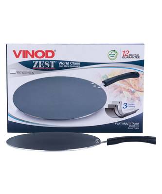 Vinod Zest Non-Stick Flat Multi Tawa - 32.5 cm 1