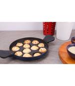 Vinod Zest Non Stick Round Paniyarakal with Lid and handle -22 cm