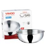 Vinod Platinum Triply Stainless Steel Extra Deep Tasla - 18 cm, 1.1 Ltr (Induction Friendly)