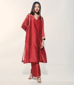 Mehran Set - Maroon