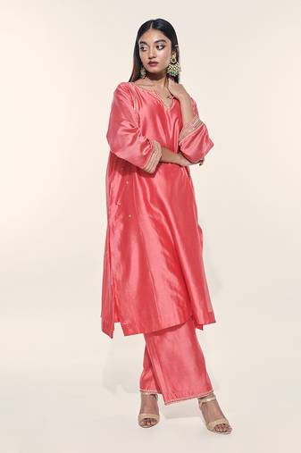 Mehran Set - Coral