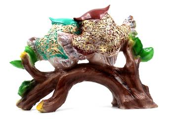 ESVAR STONECRAFT Poly Resin Idol Pair Of Beautiful Multi Colour Owl 4