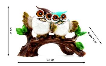 ESVAR STONECRAFT Poly Resin Scupluture of Beautiful Owl  4