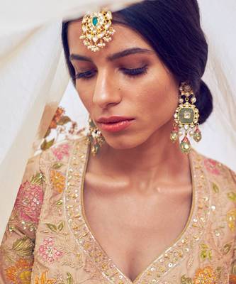 Chanderi Multicolour Lehenga Set 2