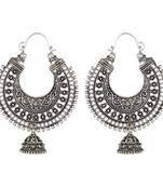 Silver Colormetal  Big Hoop