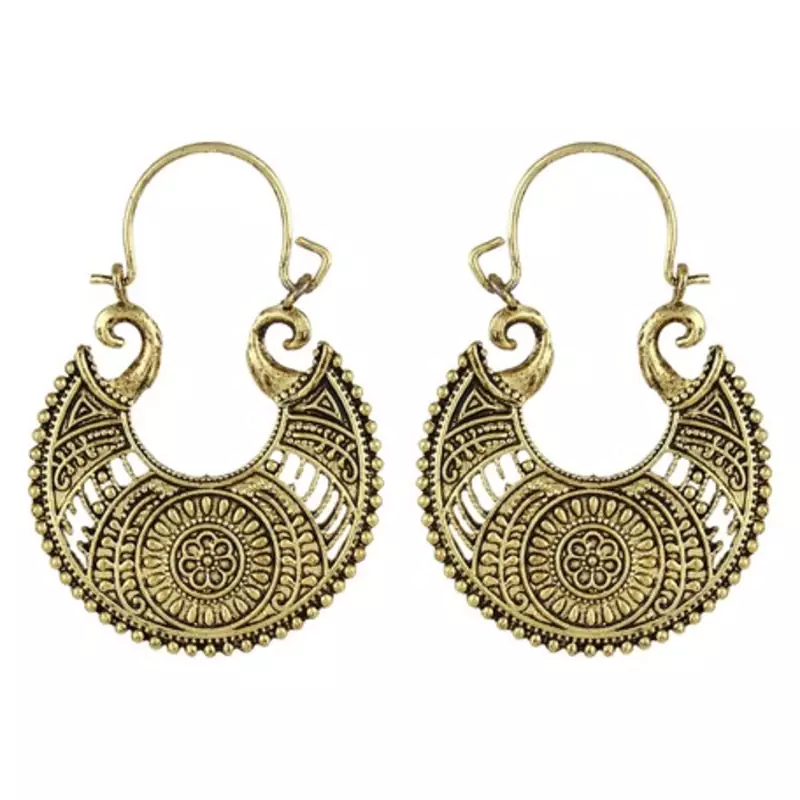Interactive Parten Golden Metal Hoop