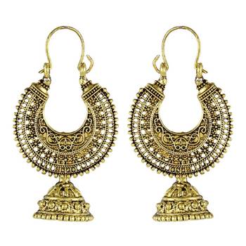 Golden Polish Metal Hoop 1