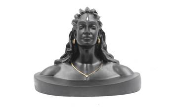 EAVAR STONECRAFT Polyresin Handicraft Face Statue of Aadi Yogi 1