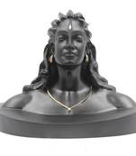 EAVAR STONECRAFT Polyresin Handicraft Face Statue of Aadi Yogi
