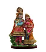 ESVAR STONECRAFT Poly Resin Scupluture of Radha Krishna