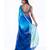 crystal digital printed satin georgette saree