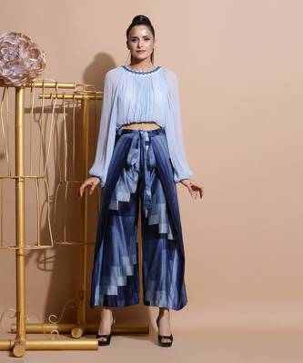 Sky Blue Pant Sets 1