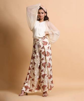 Fawn Balloon Sleeve Pant Set 2