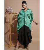 Green Splash Shift Shirt Tunic 