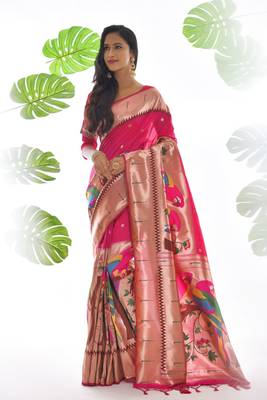 Light green woven tissue saree with blouse 1