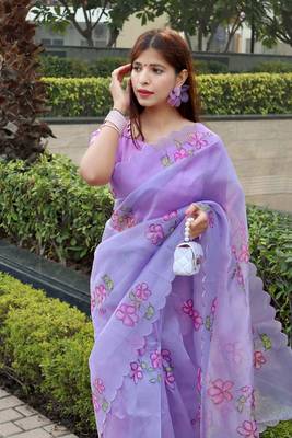 Wine woven tussar silk saree with blouse 2
