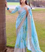 Wine woven kanchipuram silk saree with blouse