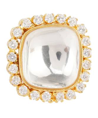Gold Plated Kundan Ring 2