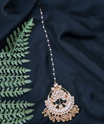 Gold Plated Kundan Mangtika 2