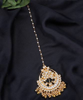 Gold Plated Kundan Mangtika 3