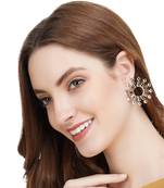 Gold Plated Kundan Stud Earrings