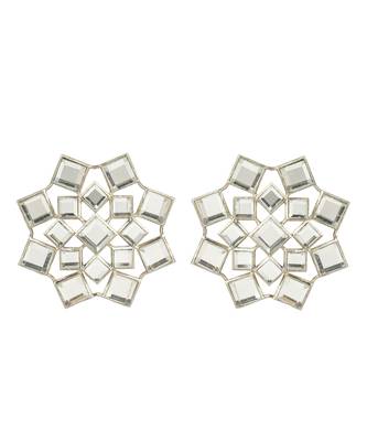 Gold Plated Kundan Stud Earrings 3