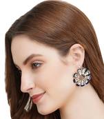 Gold Plated Kundan Stud Earrings