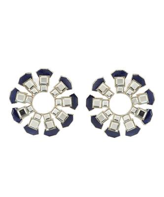 Gold Plated Kundan Stud Earrings 3