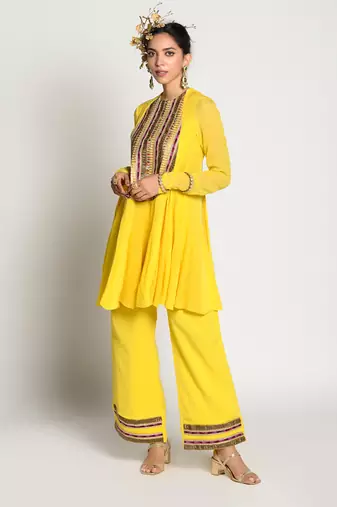 Yellow Amber Kurta Set