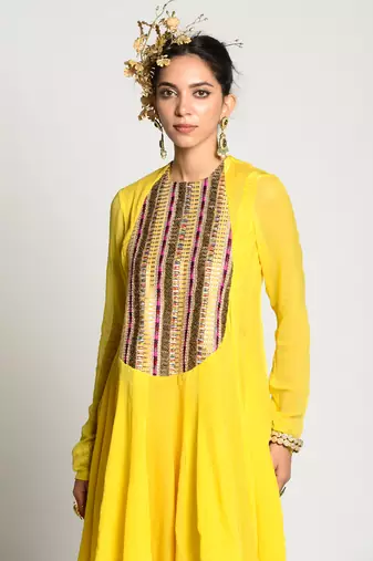 Yellow Amber Kurta Set