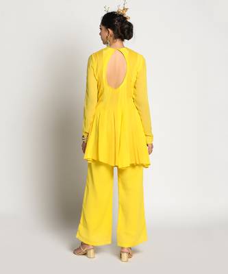 Yellow Amber Kurta Set 4