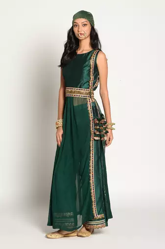 Bottle Green naaz Kurta Set