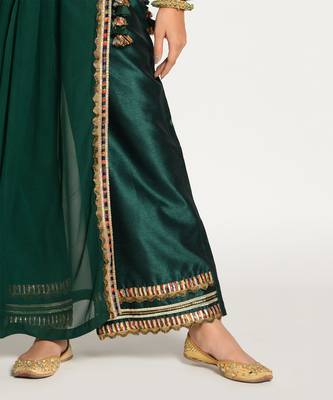 Bottle Green naaz Kurta Set 4