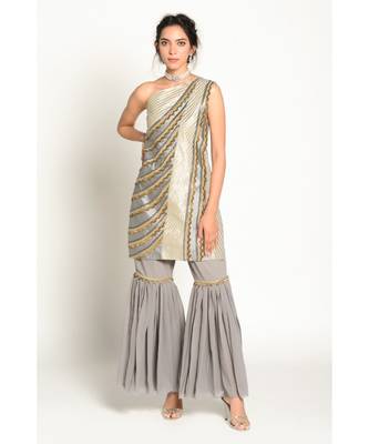 Grey Elissah Gharara set 1