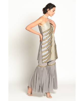 Grey Elissah Gharara set 2