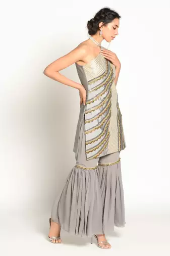Grey Elissah Gharara set