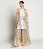 Grey Erica Skirt set