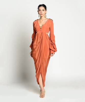 Tangerine Rubayat Body Suit  2