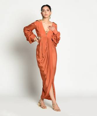 Tangerine Rubayat Body Suit  1