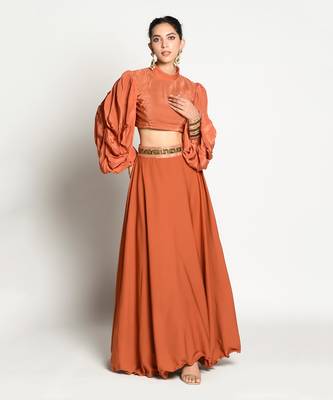 Tangerine Arsh Skirt Set 1