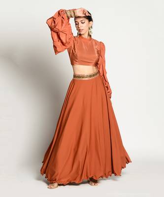 Tangerine Arsh Skirt Set 2