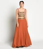 Tangerine Aamya Skirt Set