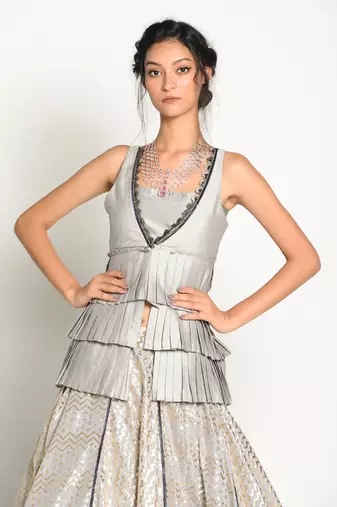 Grey Ella Jacket set