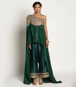 Bottle Green Pant Set